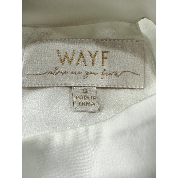 WAYF Women's Off-White Long Dress SIZE: 8 - Picture 3 of 8